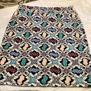Lularoe Minnie Mouse skirt size XL